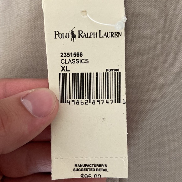 NEW Tan Ralph Lauren POLO Shirt Men's Long Sleeve Sz. Various - Picture 4 of 6